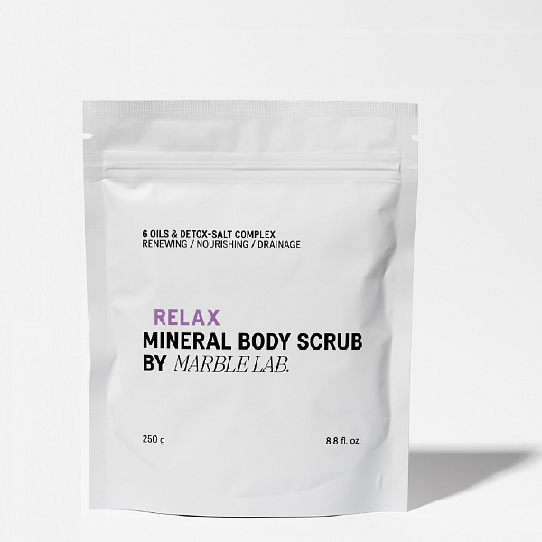 Mineral Body Scrub Relax. Обновляющий дренажный скраб для тела  